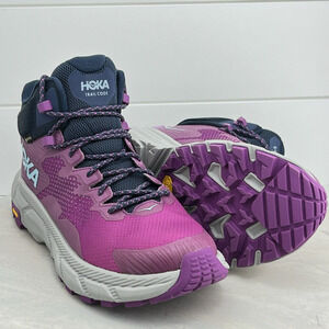 Hoka One One Trail Code GTX Gore-Tex Purple Hiking Boot Womens 9 B NEW